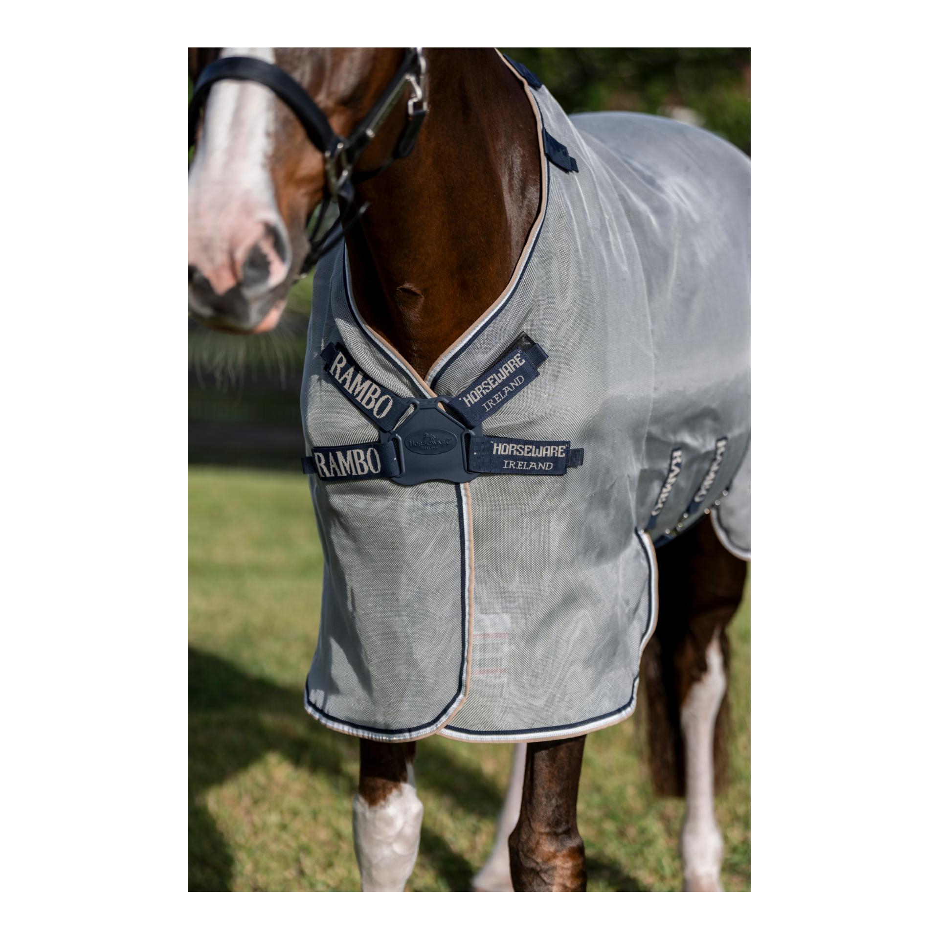 Horseware Fliegendecke Rambo Protector Fieldsafe Plus