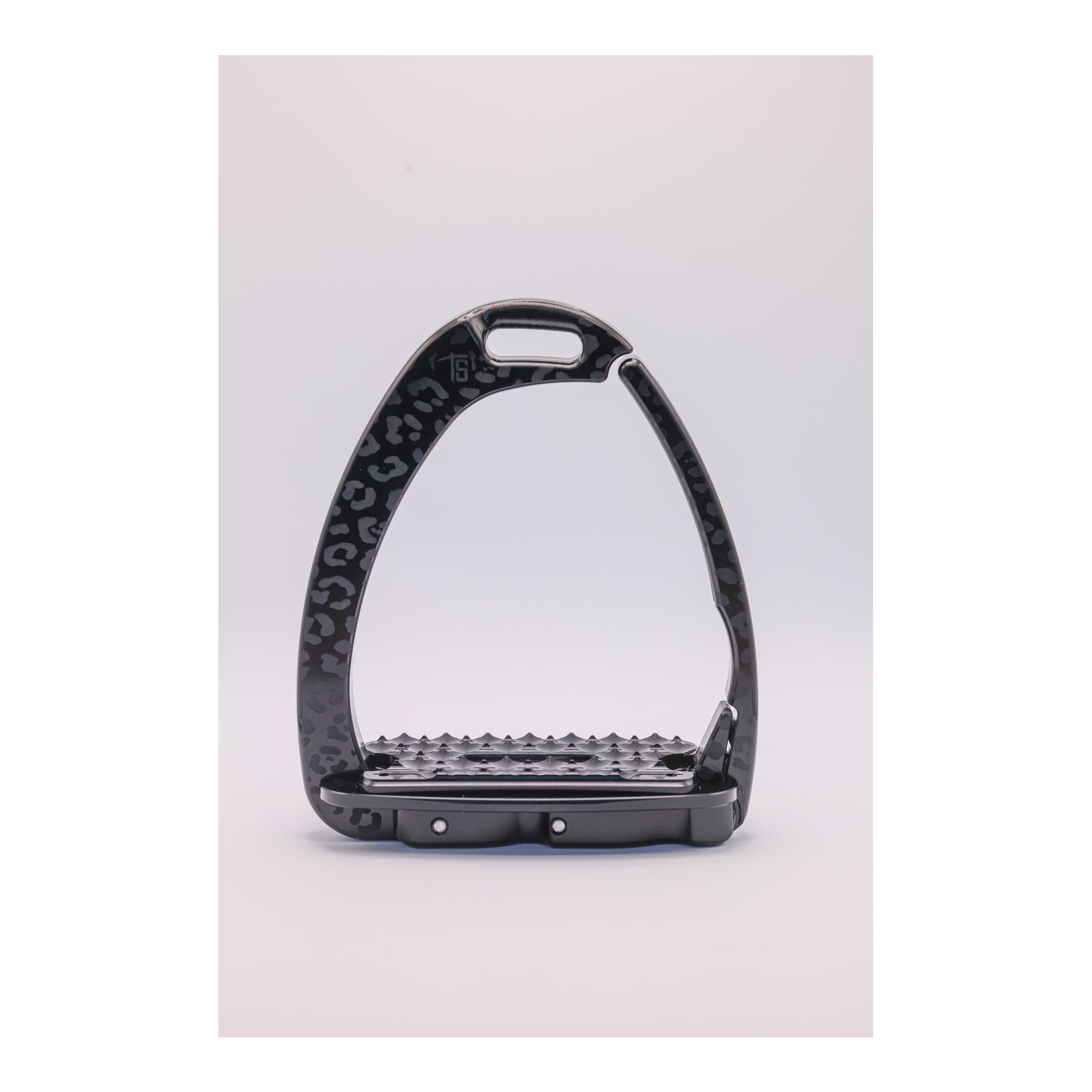 Tech Stirrups Sicherheitssteigbügel Venice Sloped Evo limited-edition Leopard