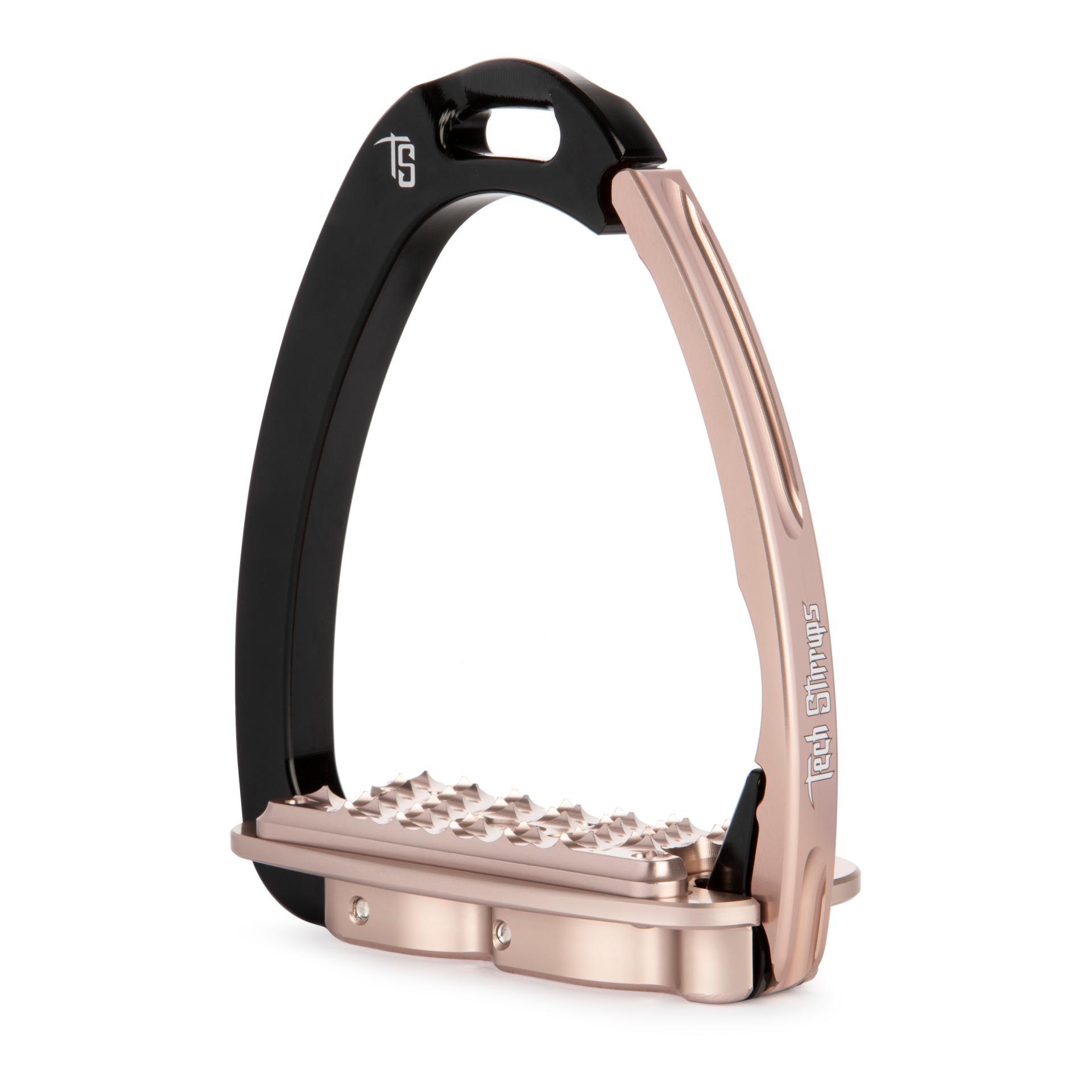 Tech Stirrups Étriers de sécurité Venice EVO (paire) - noir/rose doré