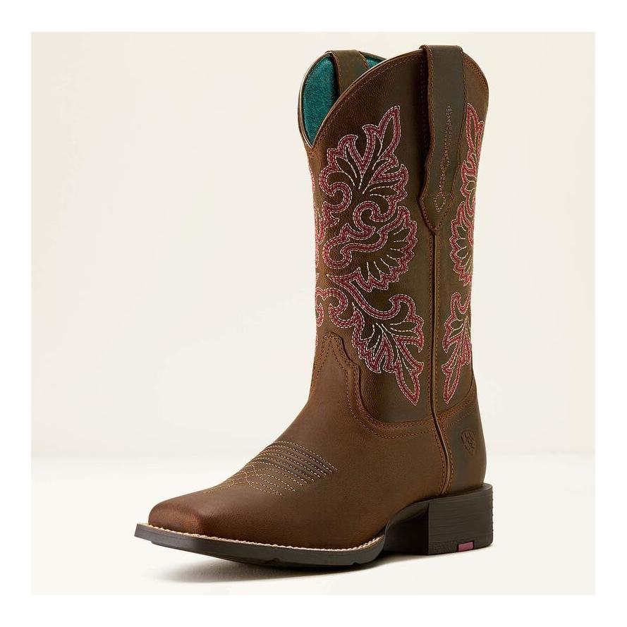 Ariat Westernstiefel Round Up StretchFit Wide Square Toe Damen