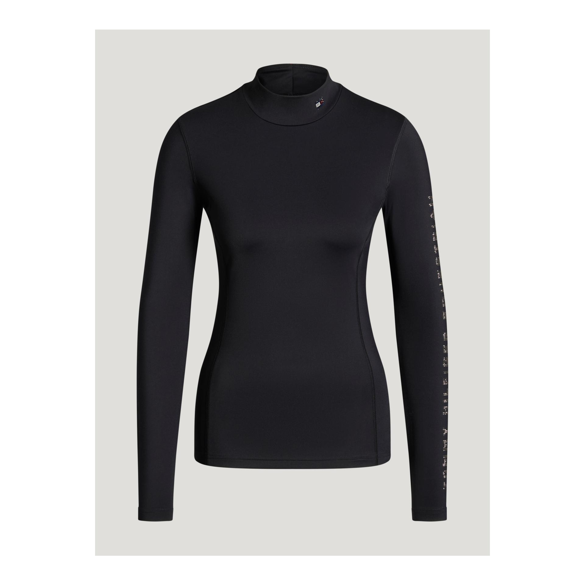 Tommy Hilfiger Equestrian Sous-pull technique col montant avec strass femme Amelie
