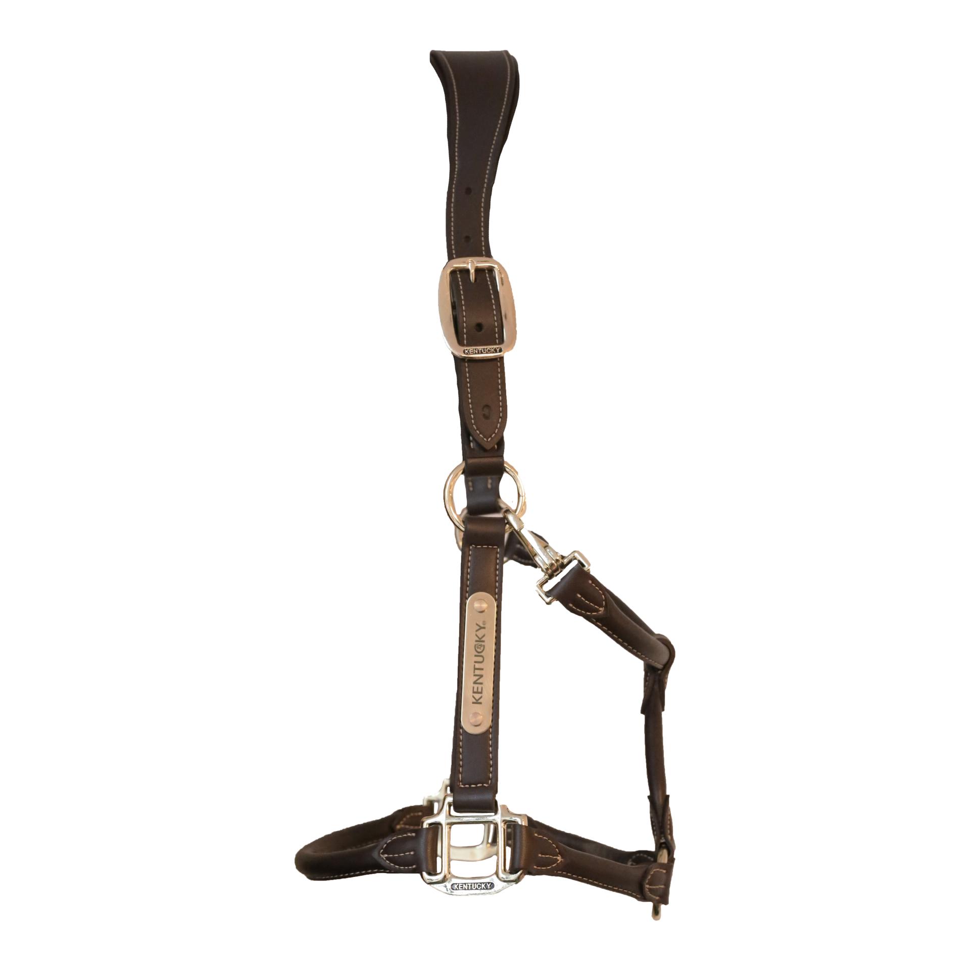 Kentucky Lederhalfter Anatomic (Lederimitat) - braun