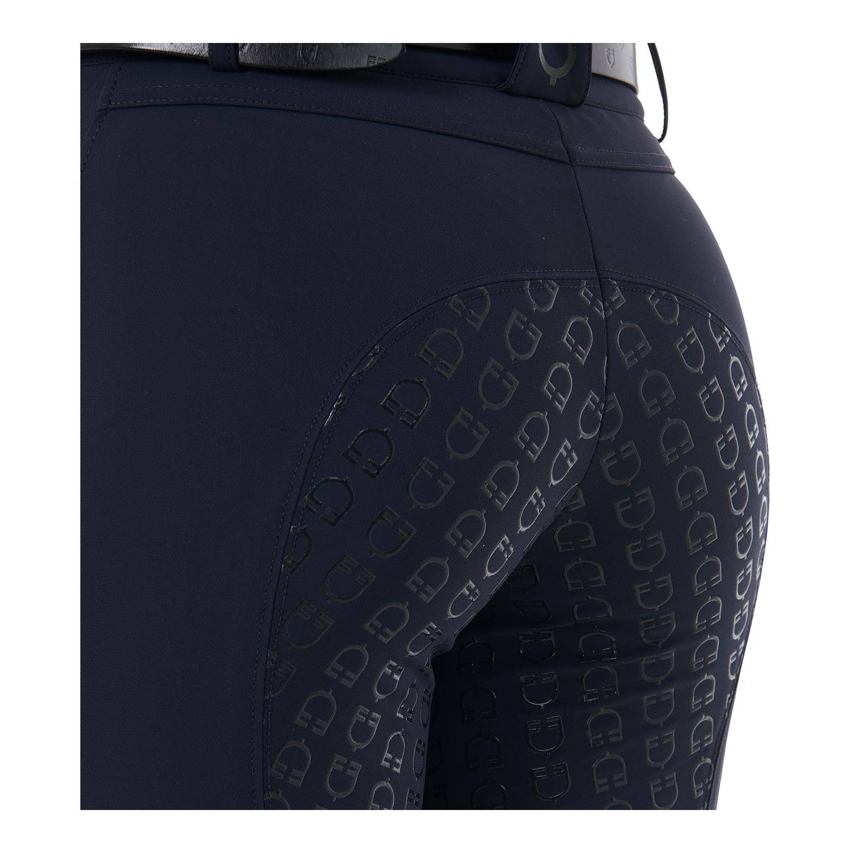 Equestro Culotte d'équitation taille haute à fond intégral pour filles