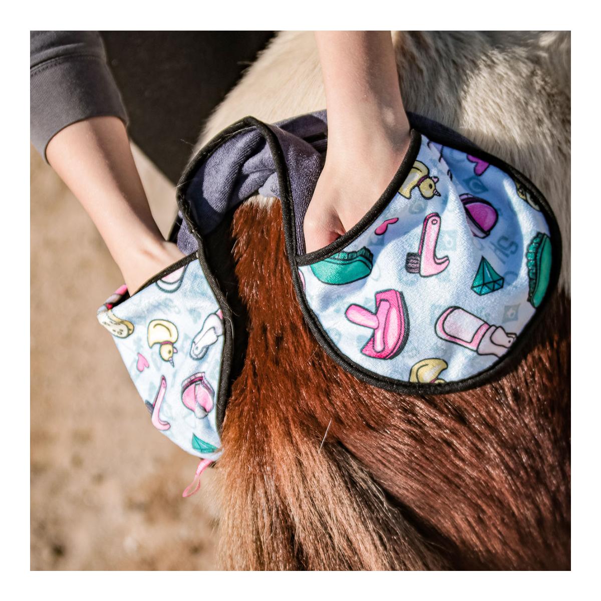 Soulhorse Chiffon de luxe | Serviette en microfibre avec intervention