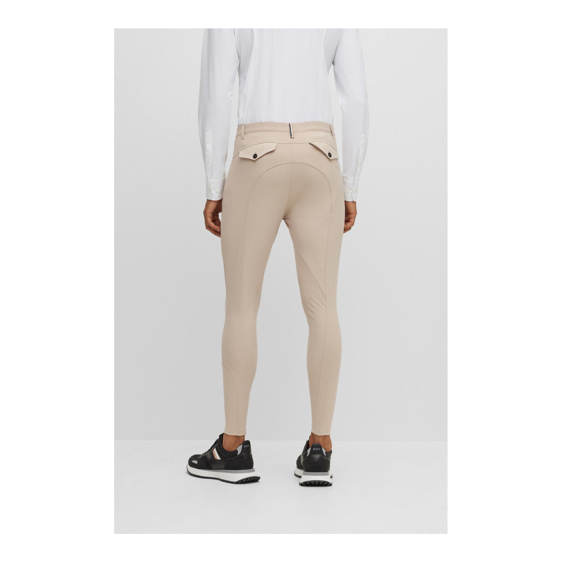 BOSS Equestrian Pantalon d'équitation James pièces de genoux pour hommes