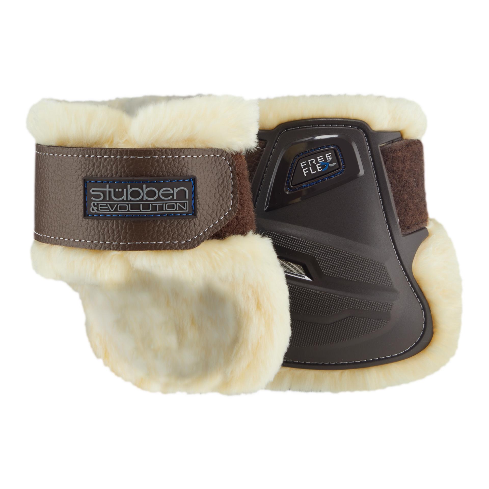 Stübben Streichkappen Hybrid Fleece - braun